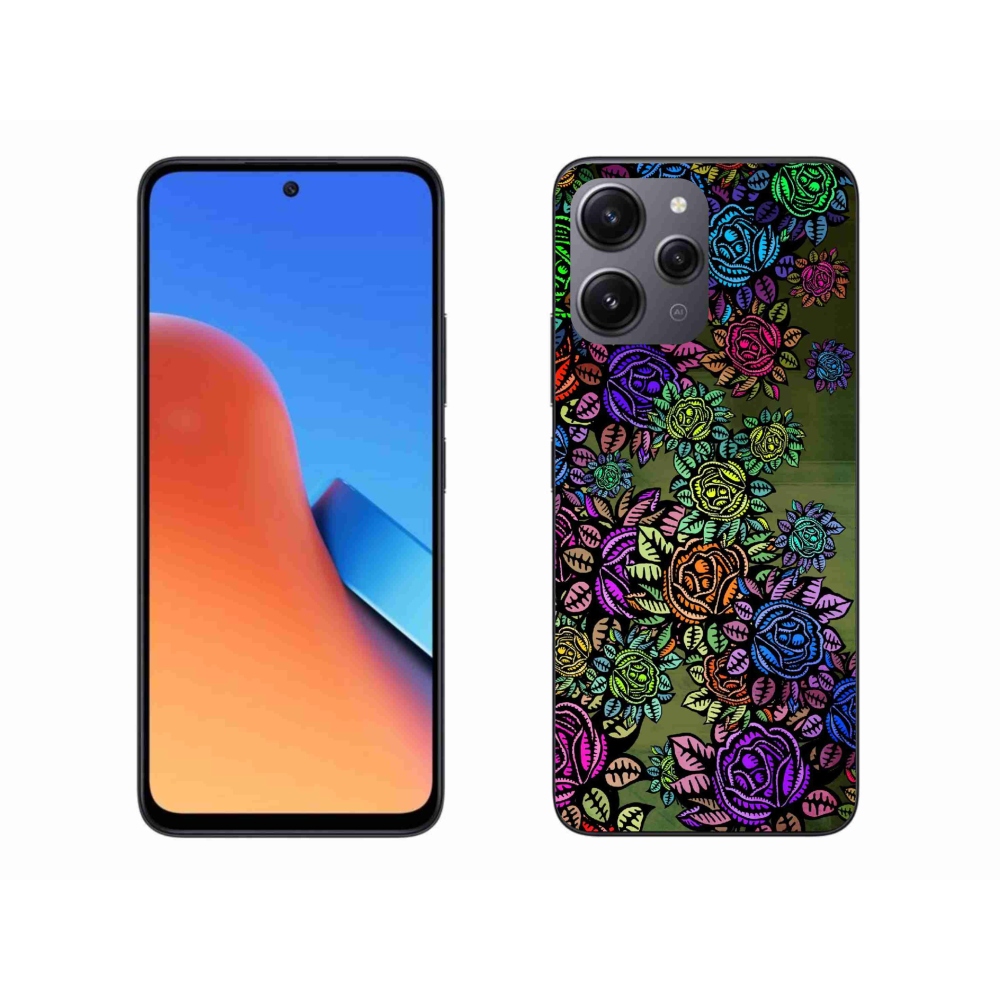 Gél borítás mmCase a Xiaomi Redmi 12 - virágok 6