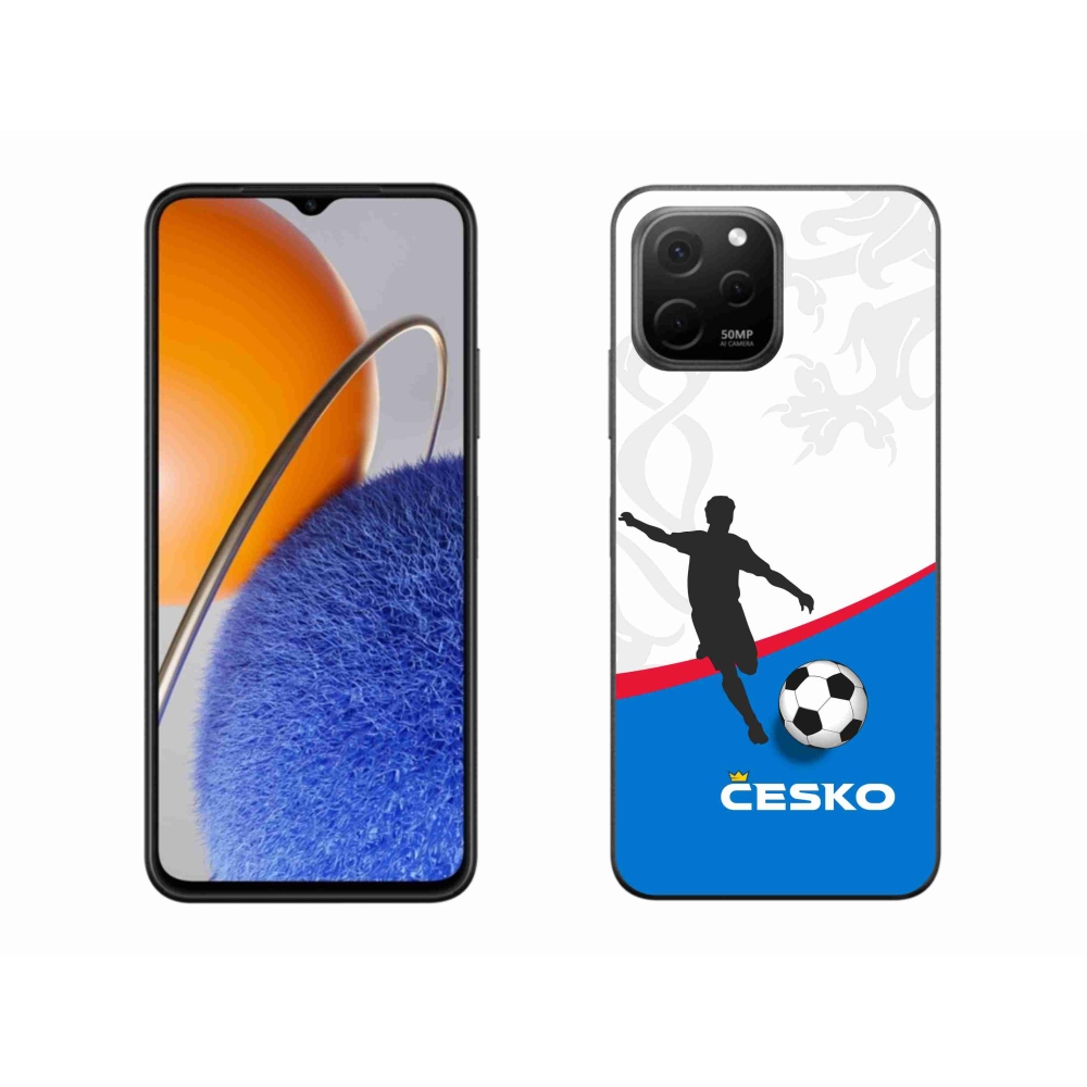 Gél borítás mmCase a Huawei Nova Y61-hez - futball Csehország 1