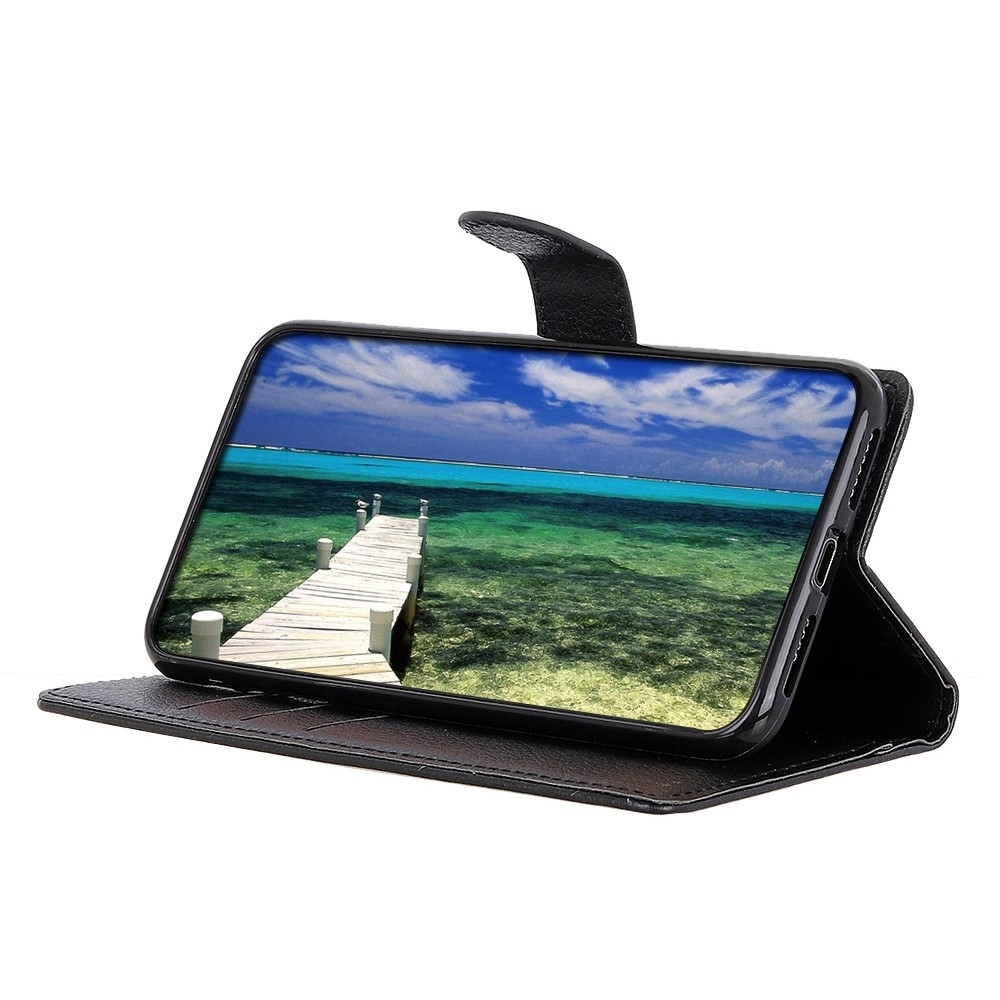 Litchie könyv tok Xiaomi Redmi Note 13-hoz - fekete