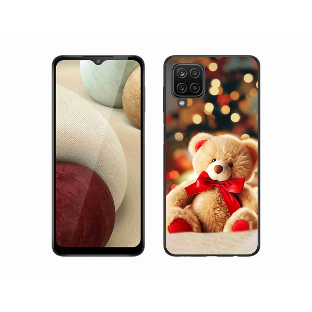 Zselés borítás mmCase Samsung Galaxy A12 készülékhez - mackó