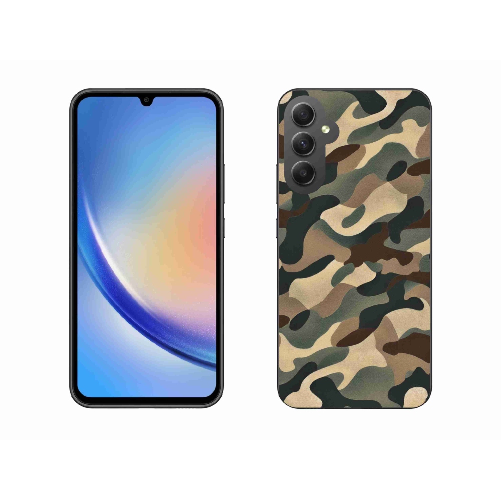 Zselés borítás mmCase Samsung Galaxy A34 5G - terepszínű minta 11