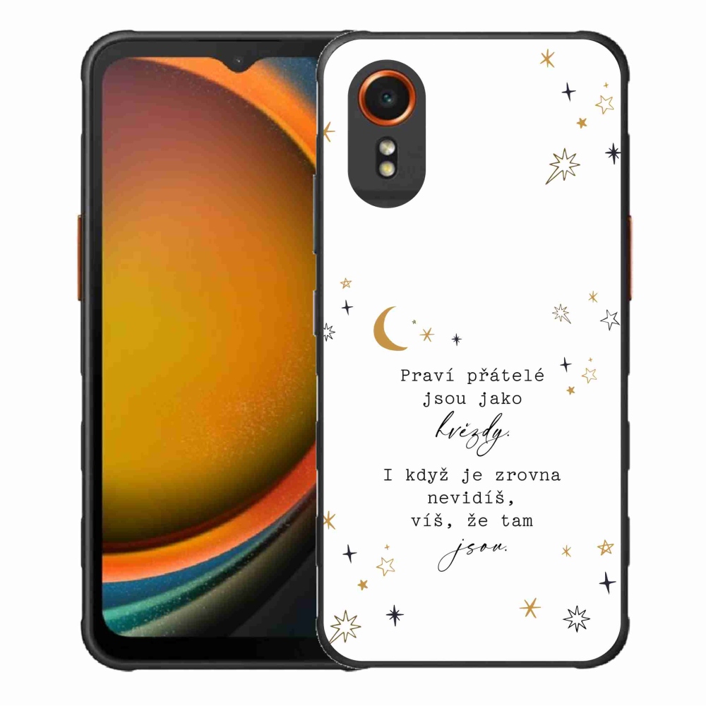 Gél borítás mmCase Samsung Galaxy Xcover 7 - idézem 6 fehér háttér