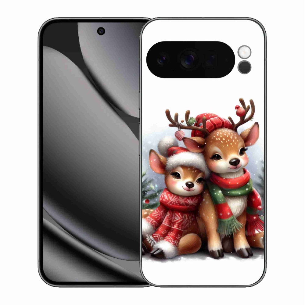 Zselés borítás mmCase a Google Pixel 10 Pro XL-hez - karácsonyi rénszarvas