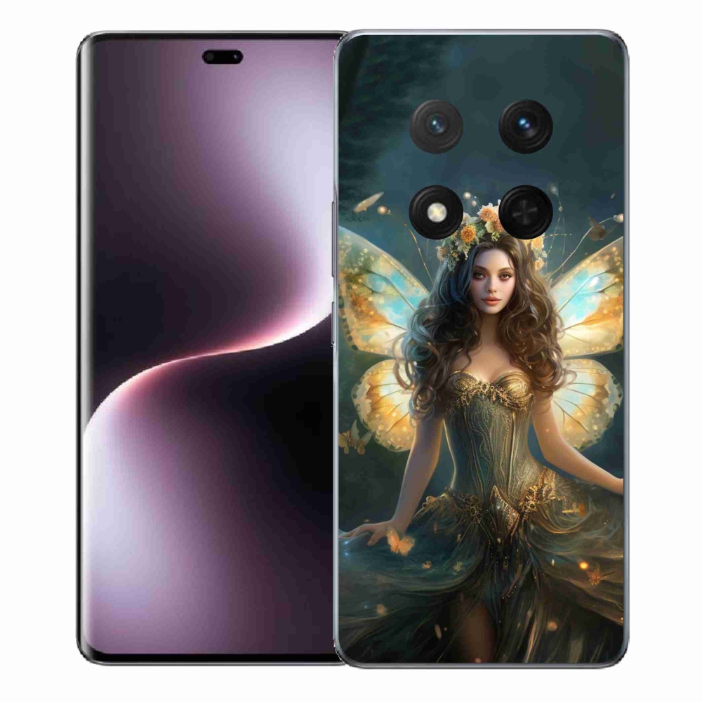 Gél borítás mmCase a Honor Magic 7 Lite 5G számára - pillangó nő