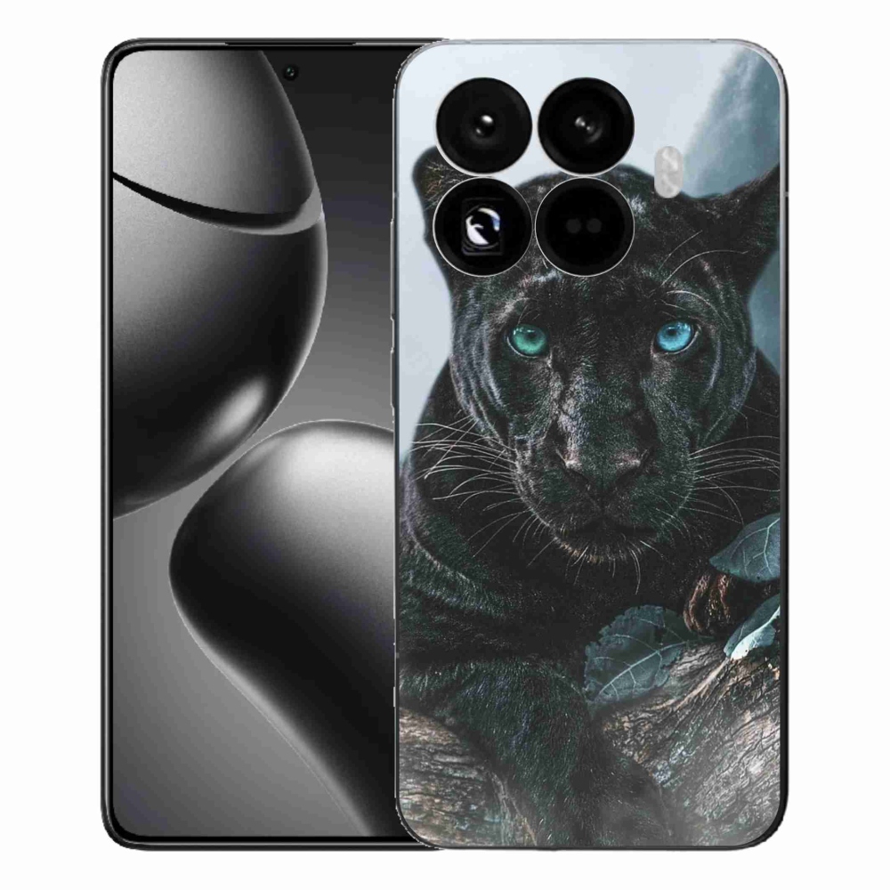 Gél borítás mmCase a Xiaomi 15T Pro számára - fekete párduc