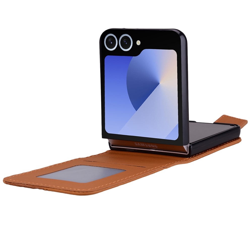 Gridy könyvtáska Samsung Galaxy Z Flip7 5G - barna