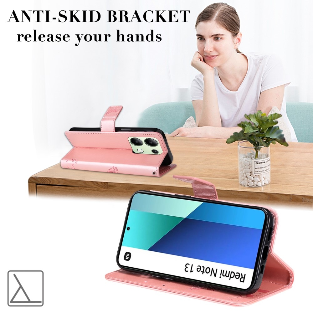 Fák könyve tok Xiaomi Redmi Note 13-hoz - rózsaarany