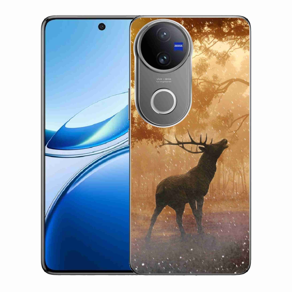Gélburkolat mmCase a Vivo V50 5G-hez - szarvasok a vadászaton