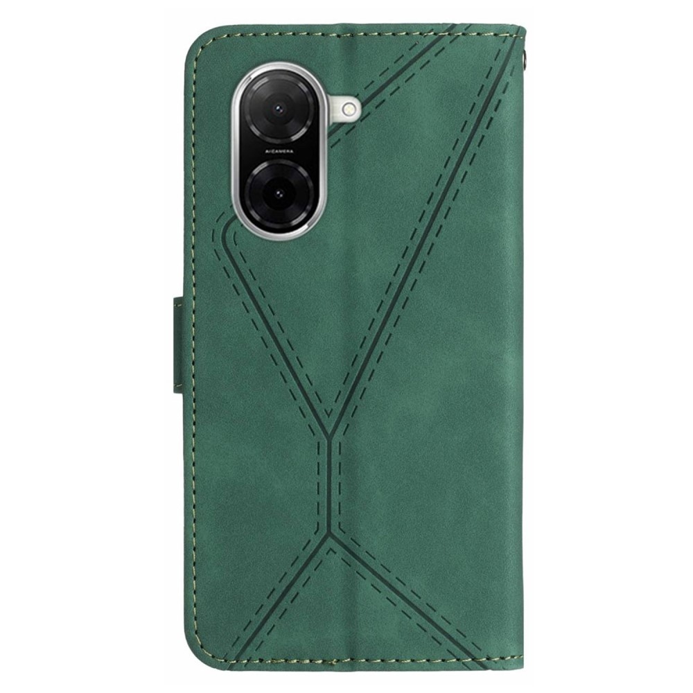 Linesy könyvtáska Xiaomi Redmi A5 (171.7x77.8x8.3mm) - zöld színű