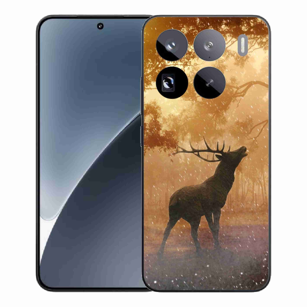 Zselés borítás mmCase a Xiaomi 15 Pro-hoz - szarvas a szarvasbőgésben