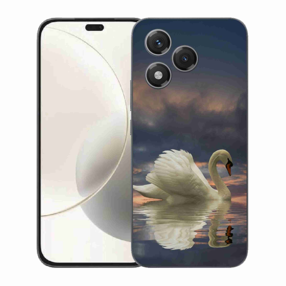 Zselés borítás mmCase a Honor 400 Lite-hoz - hattyú