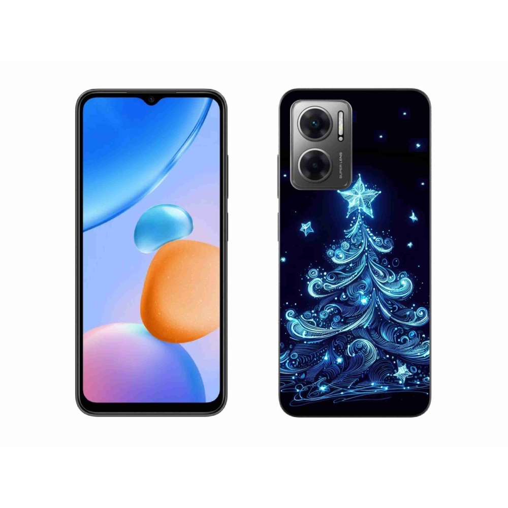 Gél borítás mmCase a Xiaomi Redmi 10 5G - neon karácsonyfa 4