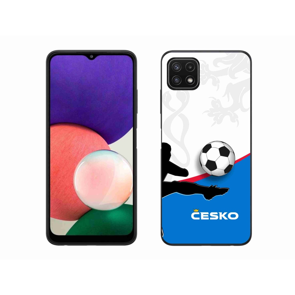 Gél borítás mmCase Samsung Galaxy A22 5G - futball Csehország 3