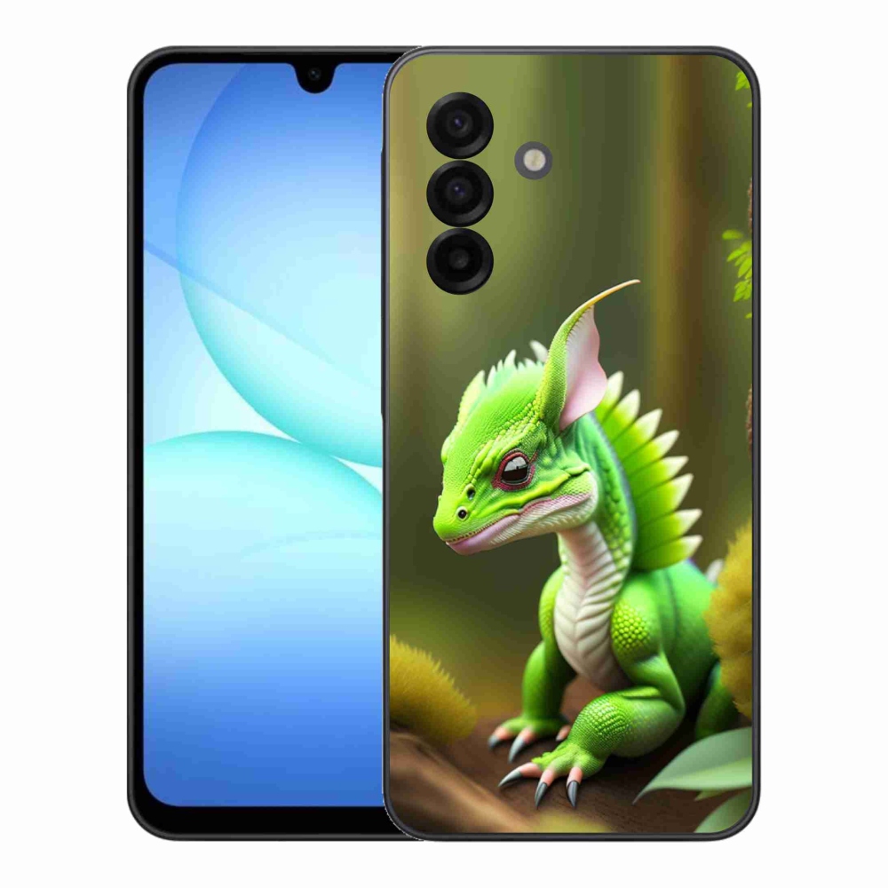 Zselés borítás mmCase Samsung Galaxy A17 4G/5G - zöld sárkányhoz