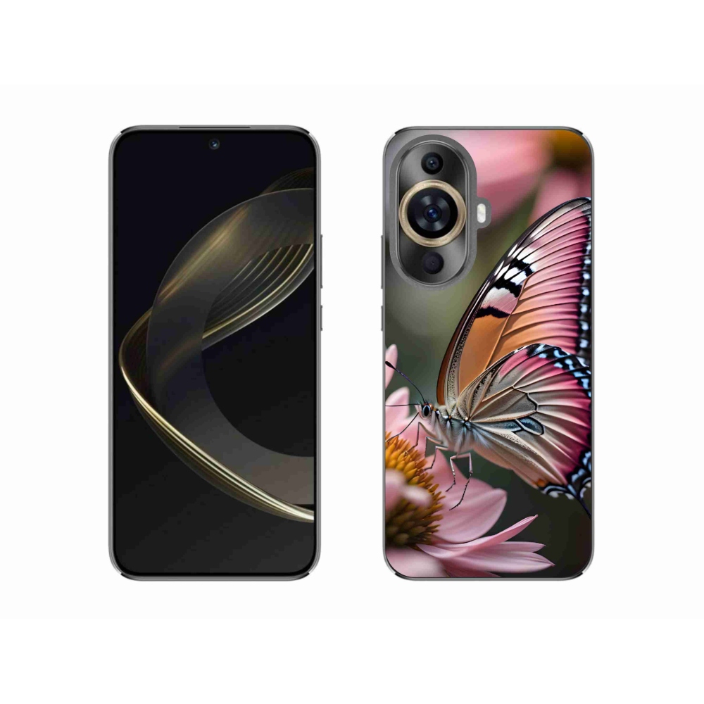 Gél borítás mmCase a Huawei Nova 11-en - színes pillangó