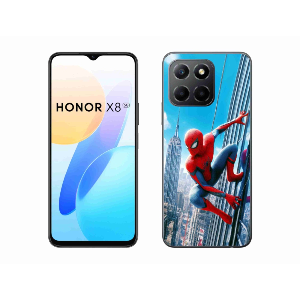 Gél borítás mmCase a Honor X8 5G/Honor 70 Lite 5G számára - spiderman