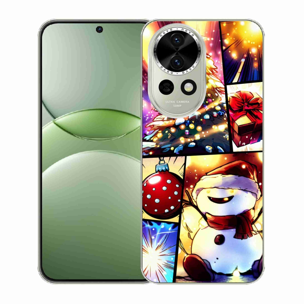 Gél borító mmCase a Huawei Nova 13 5G készülékhez - karácsonyi motívumok 1