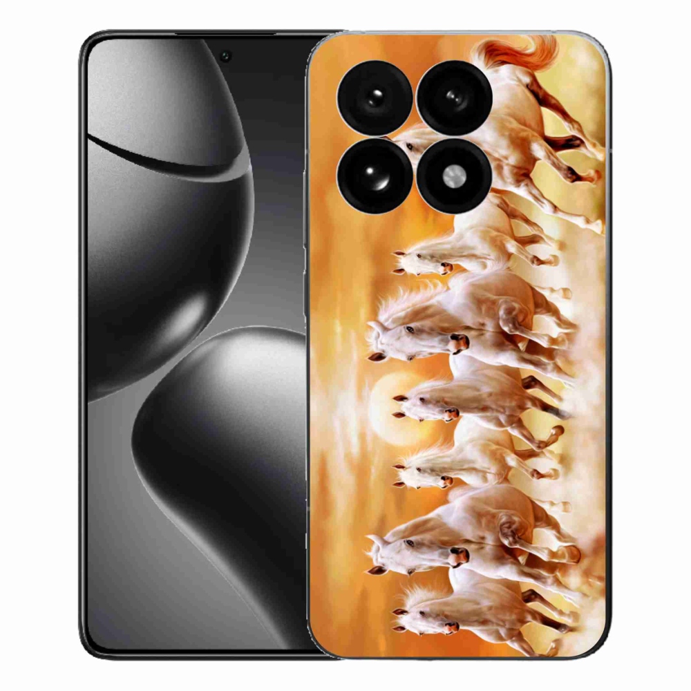Gél borítás mmCase a Xiaomi 15T-hez - lovak 2