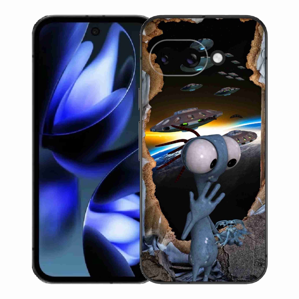 Gél borítás mmCase a Google Pixel 9a számára - Alien