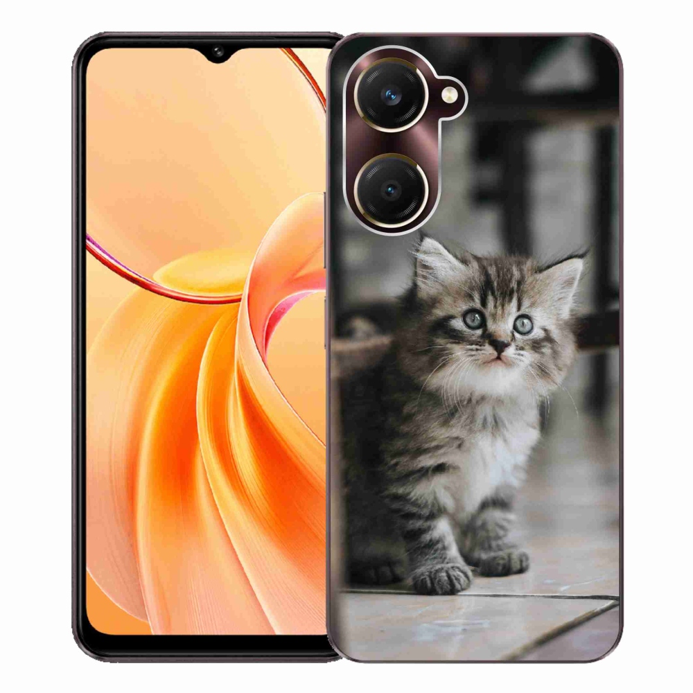 Gél védőburkolat mmCase a Vivo Y28s 5G-hez - cica