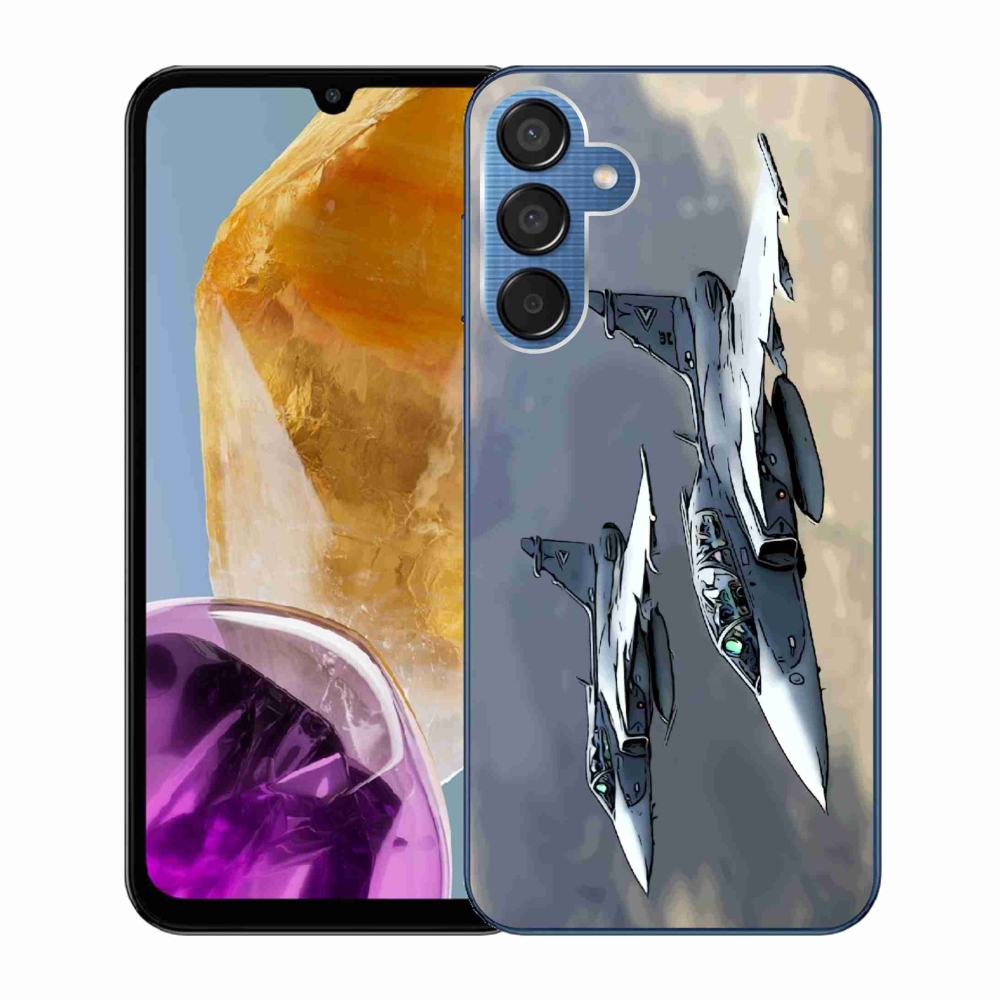 Zselés borítás mmCase Samsung Galaxy M15 5G - vadászgépek számára