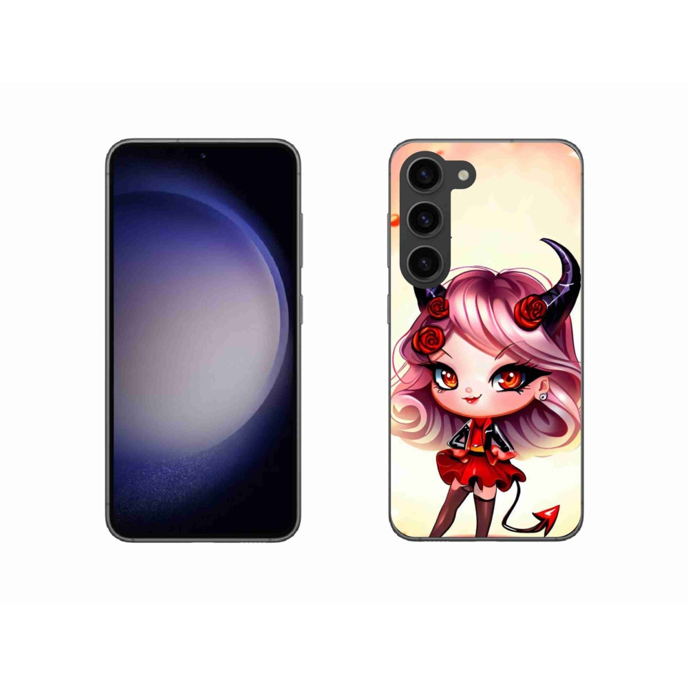 Gél borító mmCase Samsung Galaxy S23 5G - rajzfilm ördöghöz