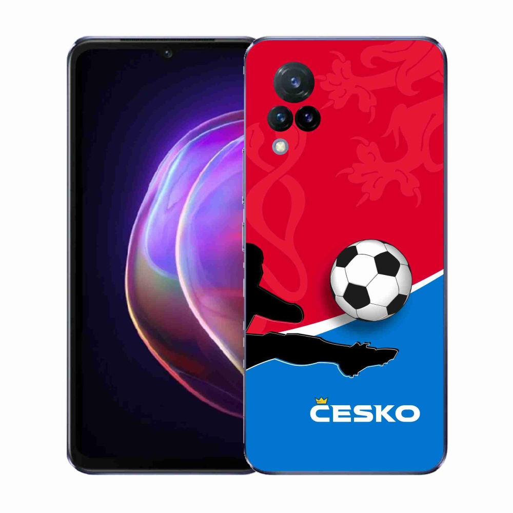 Gél borítás mmCase a Vivo V21 4G/5G - futball Csehország 2
