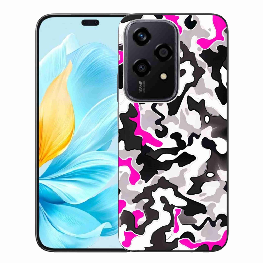 Zselés borítás mmCase a Honor 200 Lite 5G számára - álcázó minta 5