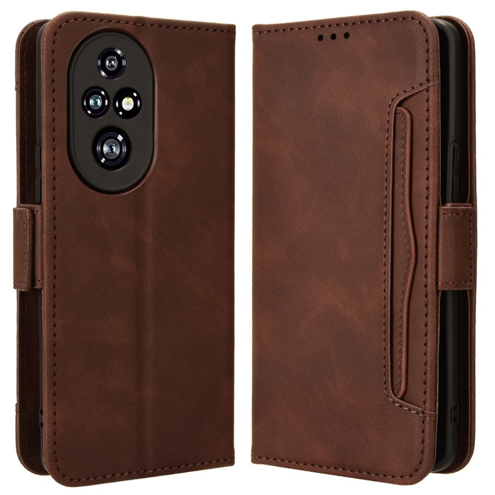 Több könyv tok a Honor 200 Pro 5G-hez - barna