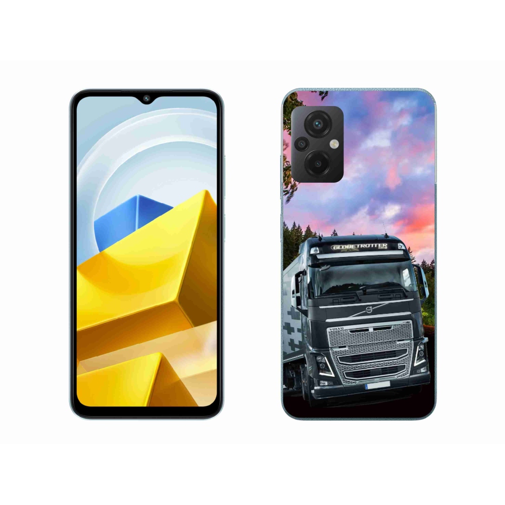 Gél borítás mmCase a Xiaomi Poco M5 4G-hez - teherautó 2