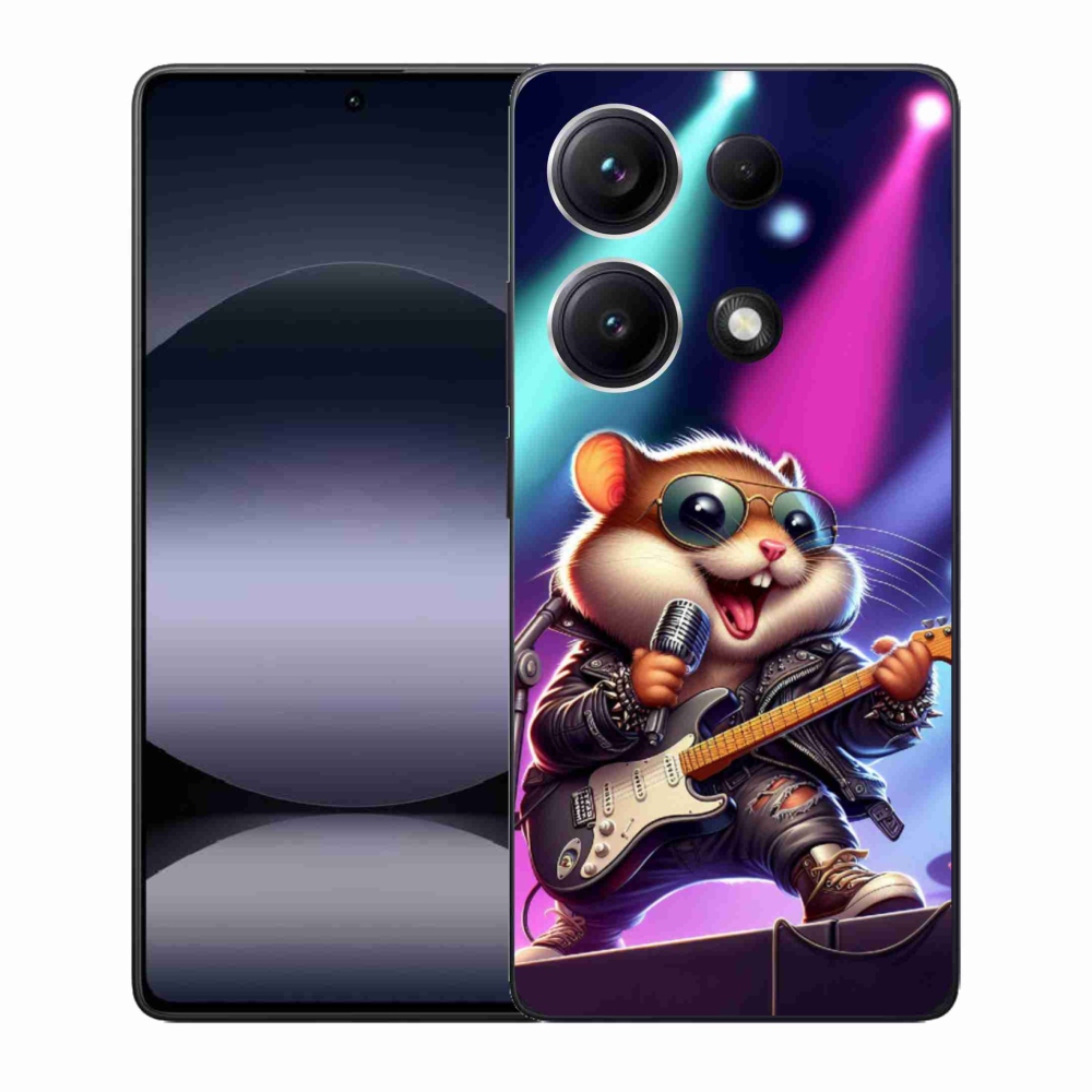 Gél borítás mmCase a Xiaomi Redmi Note 14S-hez - hörcsög hintalóval