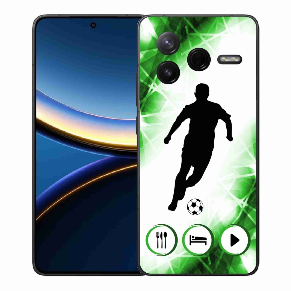 Gél borítás mmCase a Xiaomi Poco F7 Pro számára - focista