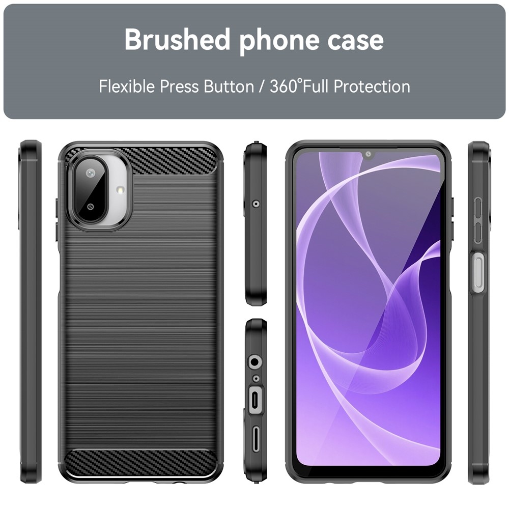 Szénálló zselés tok Samsung Galaxy A07 4G készülékhez - fekete