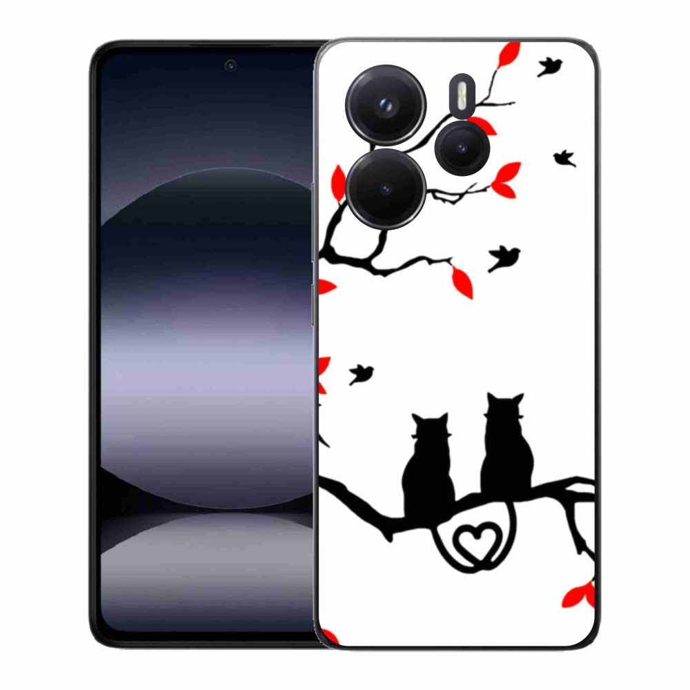 Gél borítás mmCase a Xiaomi Redmi Note 14-hez - macska szeretet