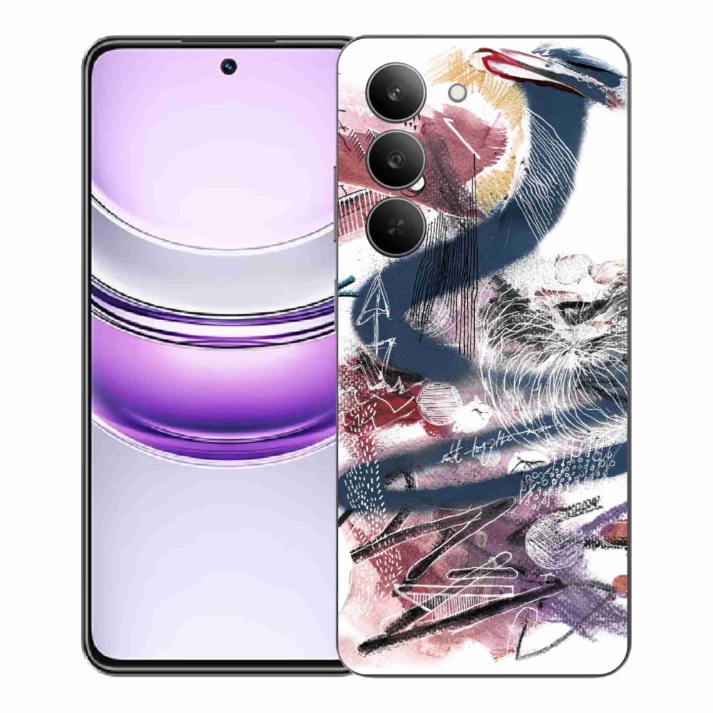 Gél borítás mmCase a Realme 14x 5G készülékhez - absztrakt motívum 28