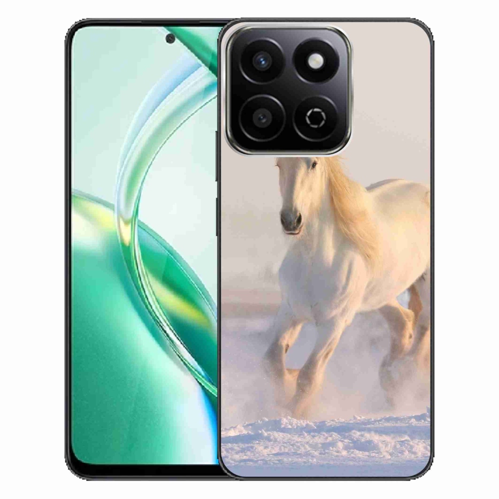 Gél tok mmCase a Honor 200 Smart 5G számára - ló a hóban