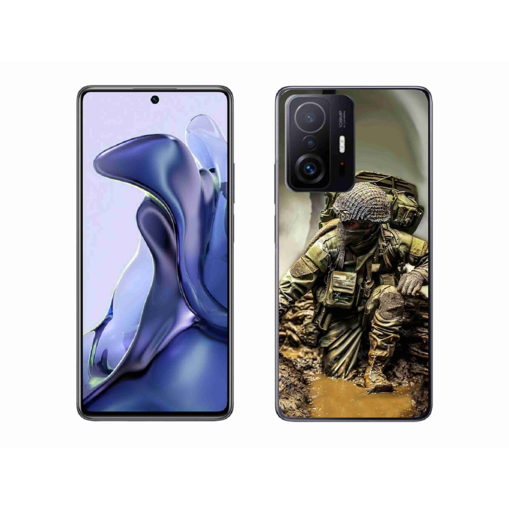 Gél borítás mmCase a Xiaomi 11T Pro számára - katona