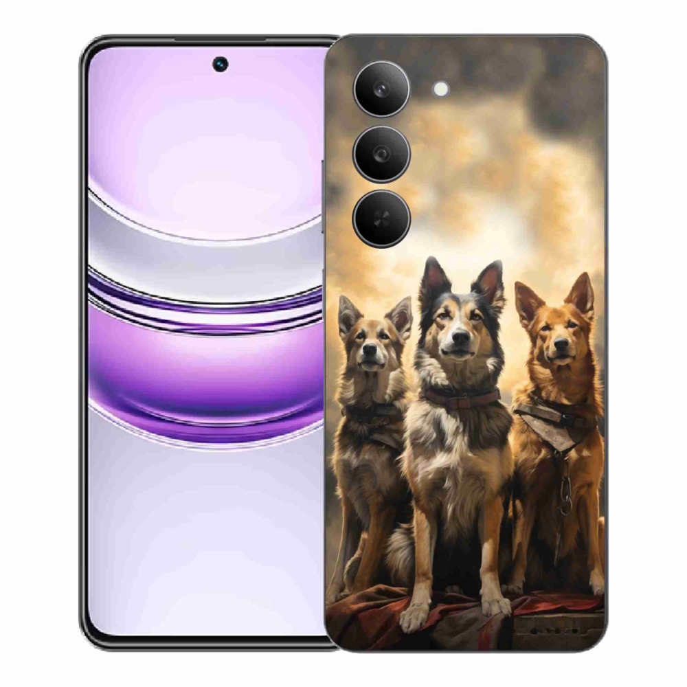 Zselés borítás mmCase a Realme 14x 5G-hez - három psi