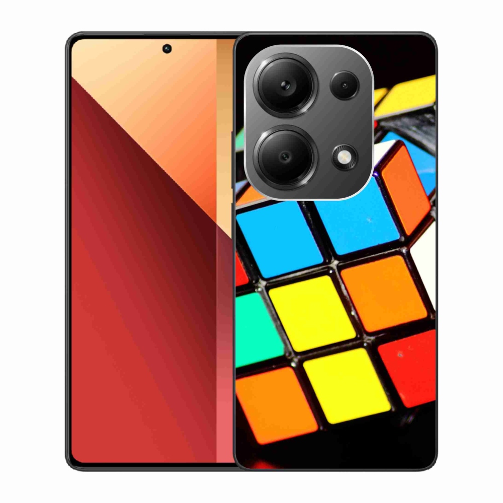 Gél tok mmCase a Xiaomi Redmi Note 13 Pro 4G/Poco M6 Pro számára - Rubik-kocka