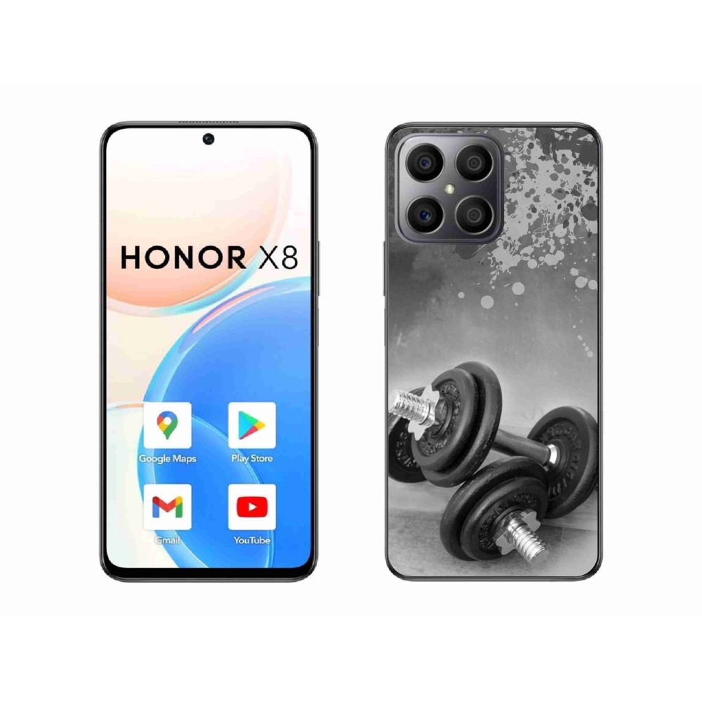 Zselés borítás mmCase a Honor X8 4G-hez - súlyzók 1