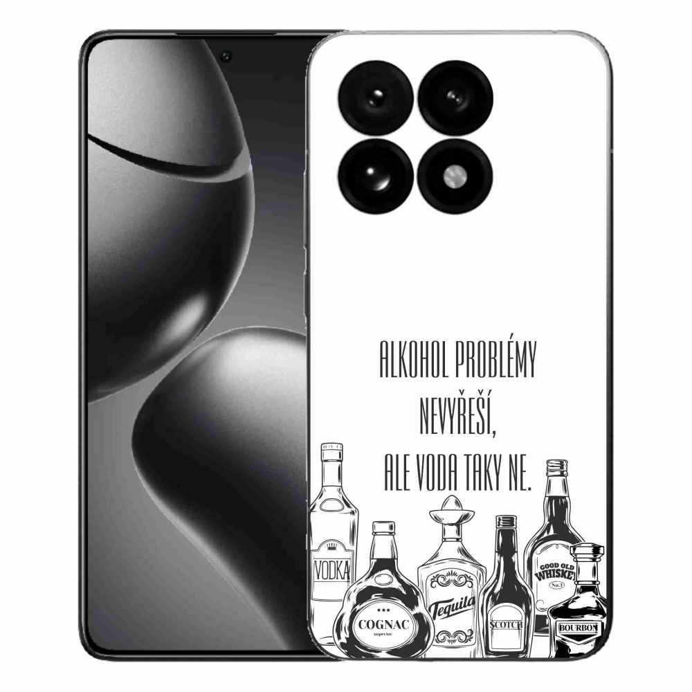 Gél borító mmCase a Xiaomi 15T-hez - vicces szöveg fehér háttérrel