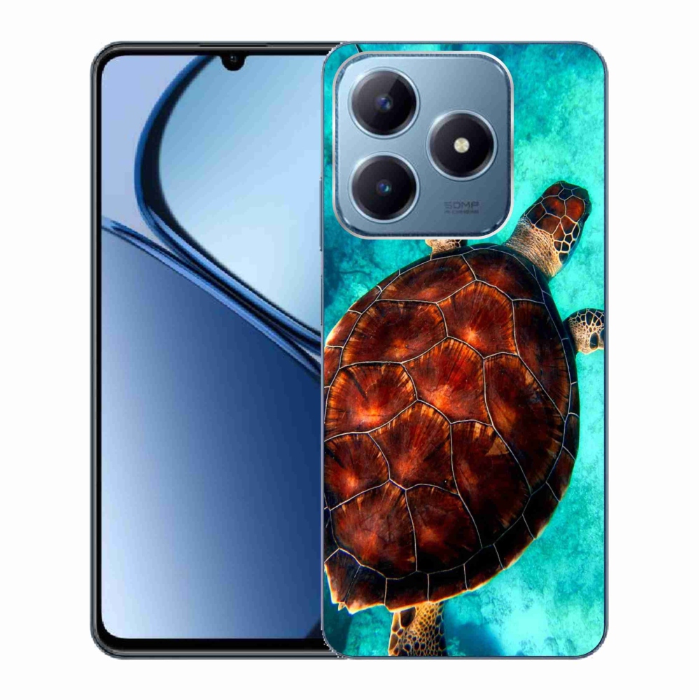 Gél borítás mmCase a Realme C63 készülékhez - teknősbéka