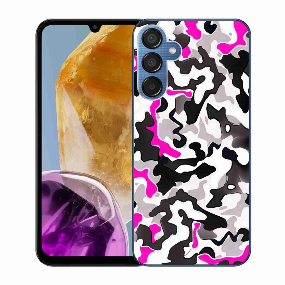 Gél védőhuzat mmCase Samsung Galaxy M15 5G - terepszínű mintázat 5