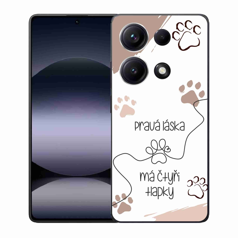 Gél borítás mmCase a Xiaomi Redmi Note 14S-hez - kutya motívum 1 fehér háttér