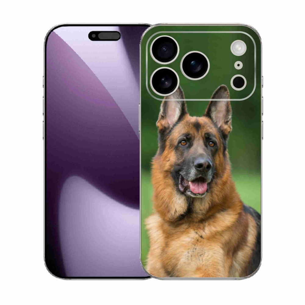 Gél borítás mmCase iPhone 17 Pro készülékhez - Német juhászkutya