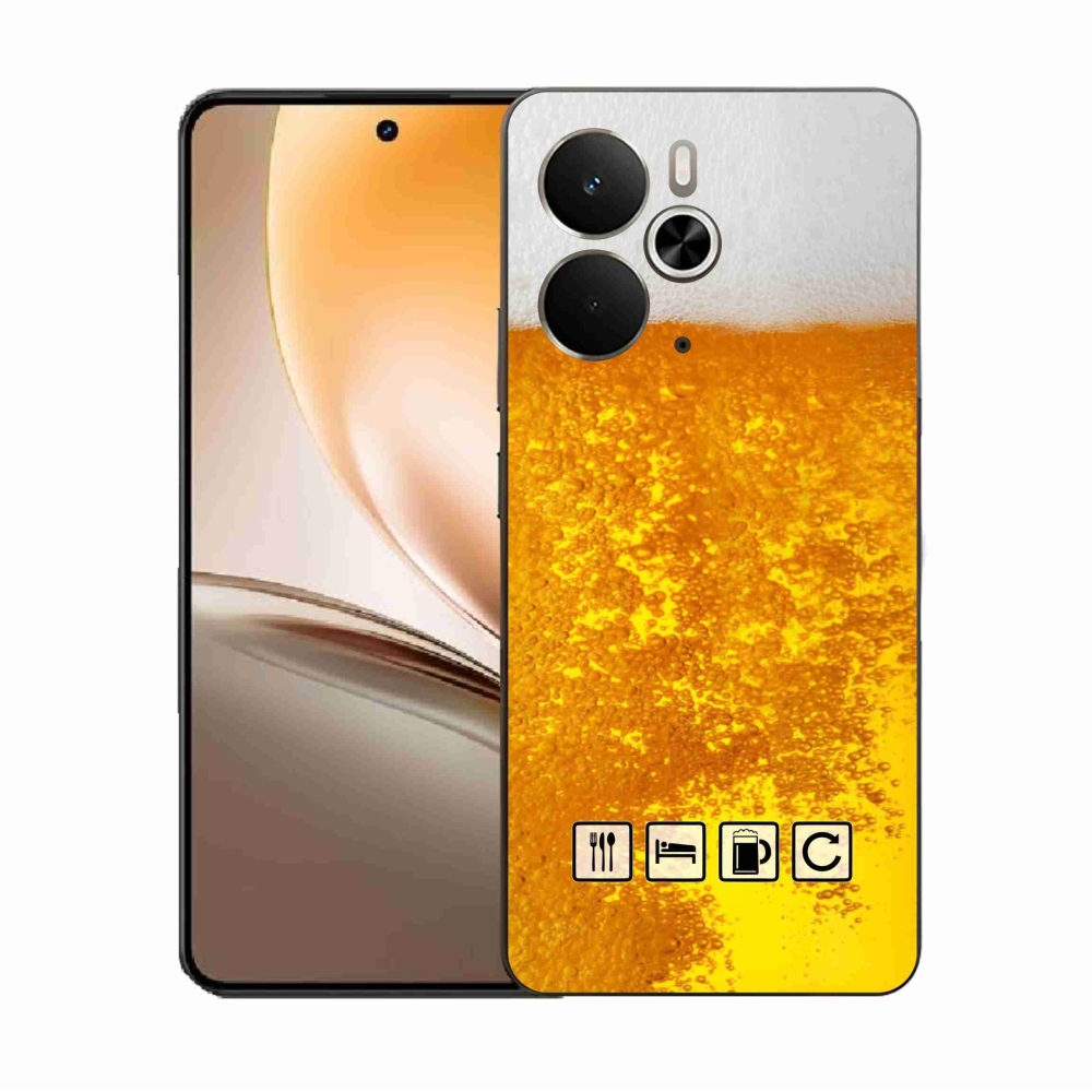 Gél borítás mmCase a Realme 14 5G/14T 5G számára - sör motívum 3