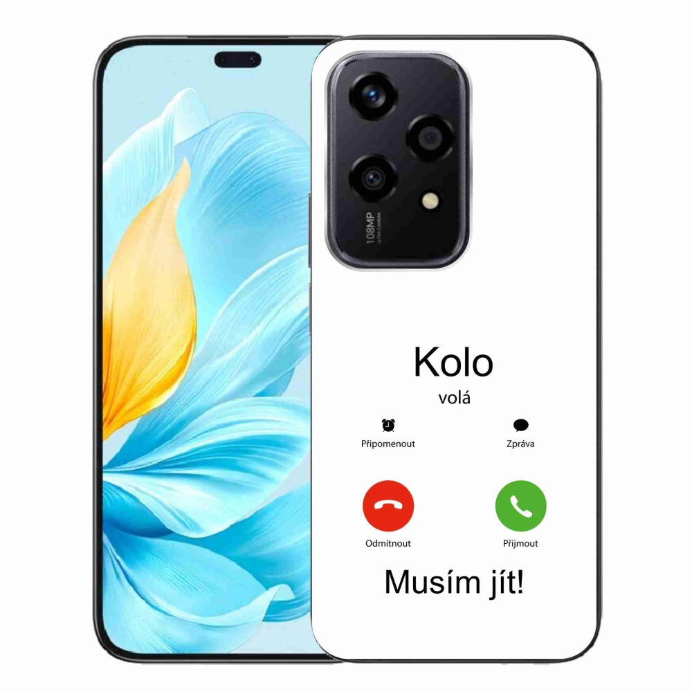 Gél borító mmCase a Honor 200 Lite 5G-hez - a kerék fehér háttérrel hívja a kereket