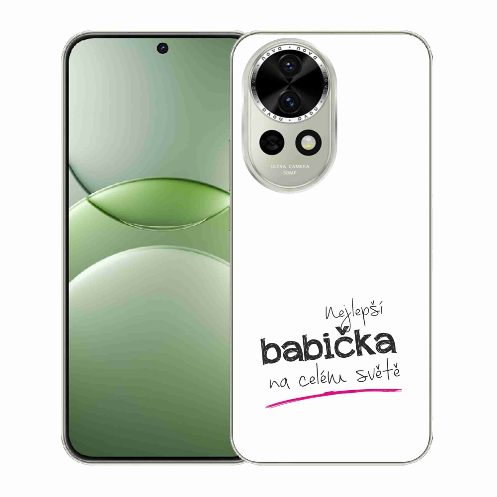 Gél borító mmCase a Huawei Nova 13 5G - legjobb nagymama 4 fehér háttérrel