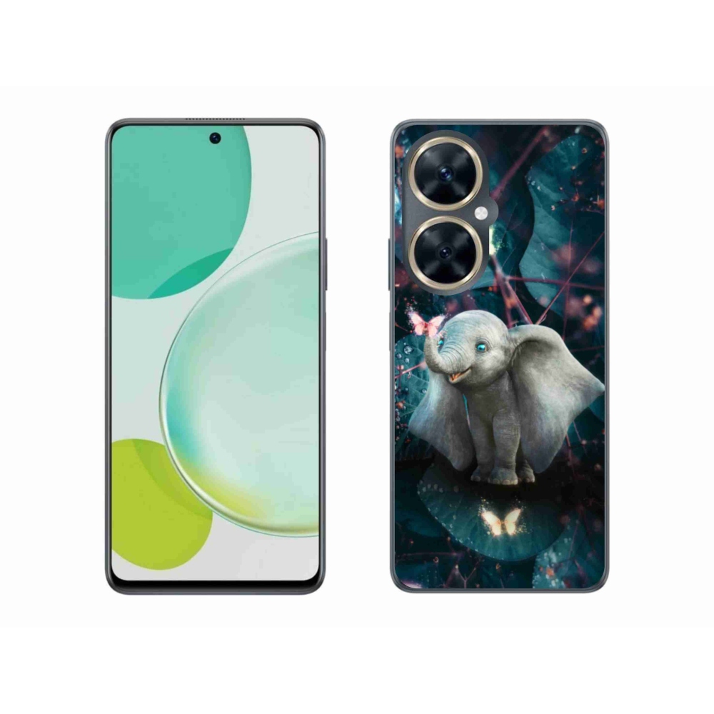 Gél borító mmCase a Huawei Nova 11i készülékhez - aranyos elefánt