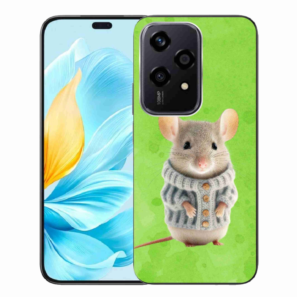 Zselés borítás mmCase a Honor 200 Lite 5G készülékhez - egér pulóverben